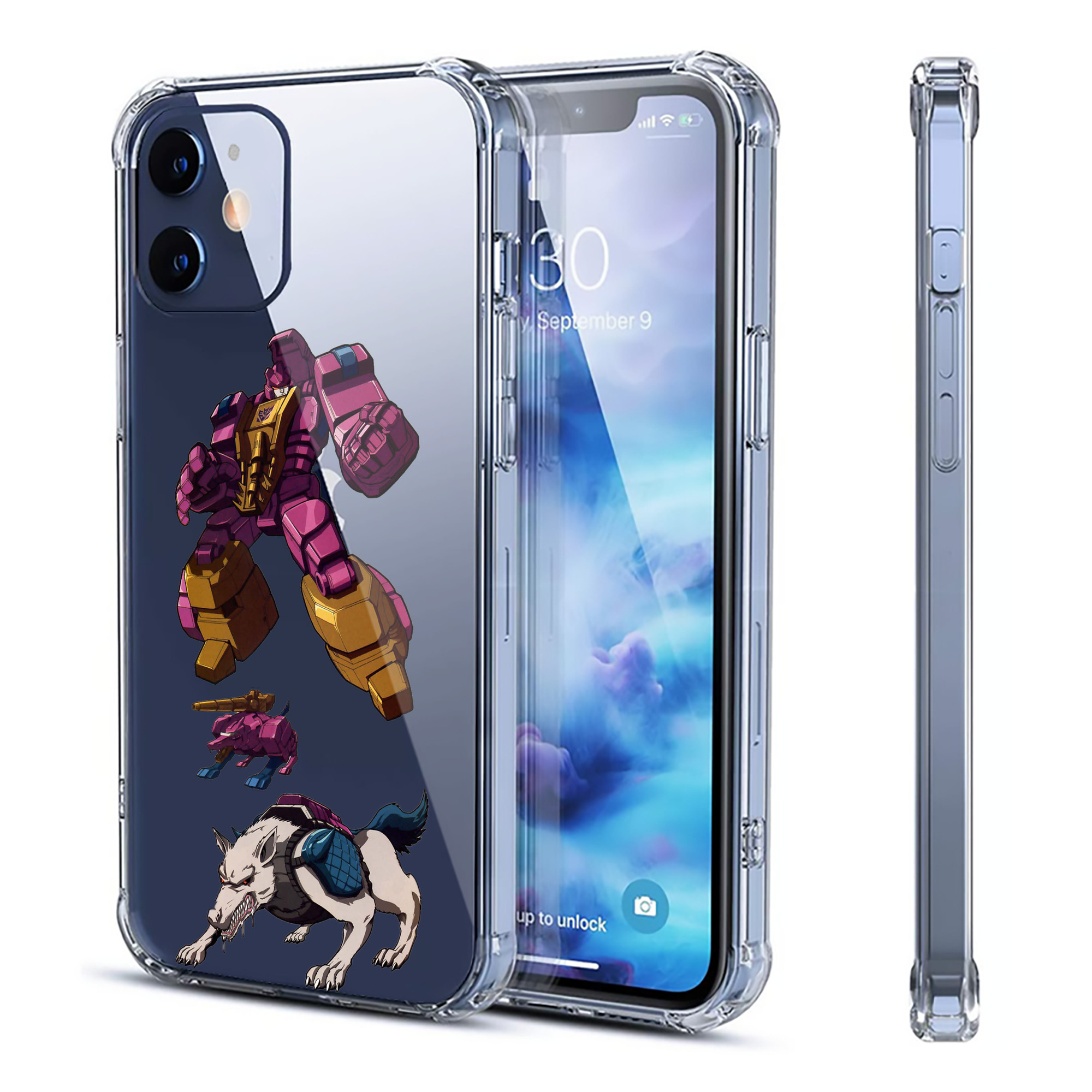 （画像用）  【iPhone 12シリーズ対応】透明スマホケース（クリアソフトケース）